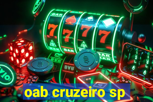 oab cruzeiro sp